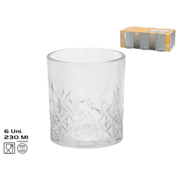 VASOS X6 LAURA 230ML