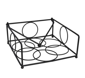 SERVILLETERO BLACK 18,5X19X8 CM