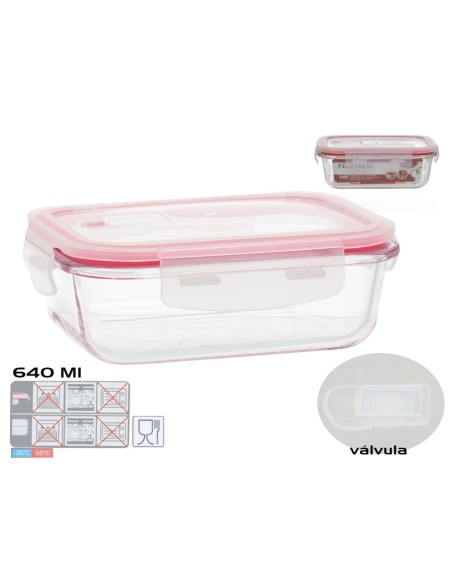 FIAMBRERA TOKIO VALVULA 640ML RECTANGULAR