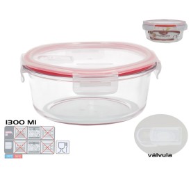 FIAMBRERA TOKIO VALVULA 1300ML REDONDA