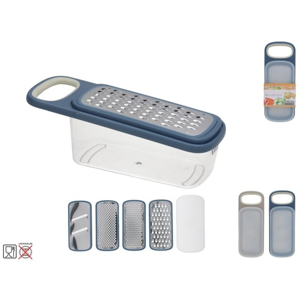 SET RALLADOR 7 PIEZAS 26X10X9CM 2 SURT