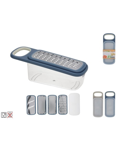 SET RALLADOR 7 PIEZAS 26X10X9CM 2 SURT