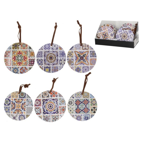 SALVAMANTEL CERAMICA ARJUN 6 SURT DIA 16 CM