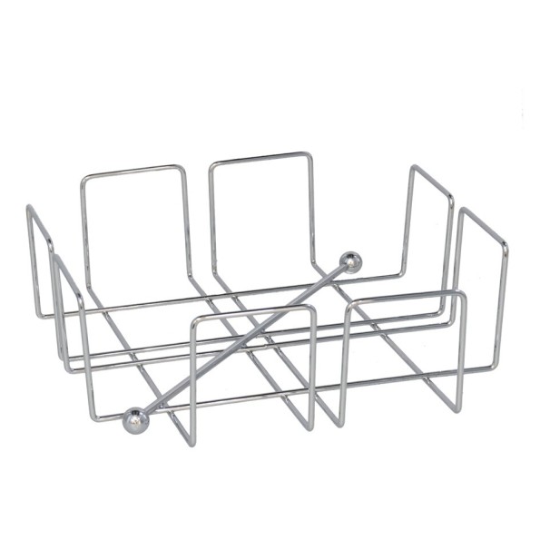 SERVILLETERO DE METAL NIGER 20X20X6CM