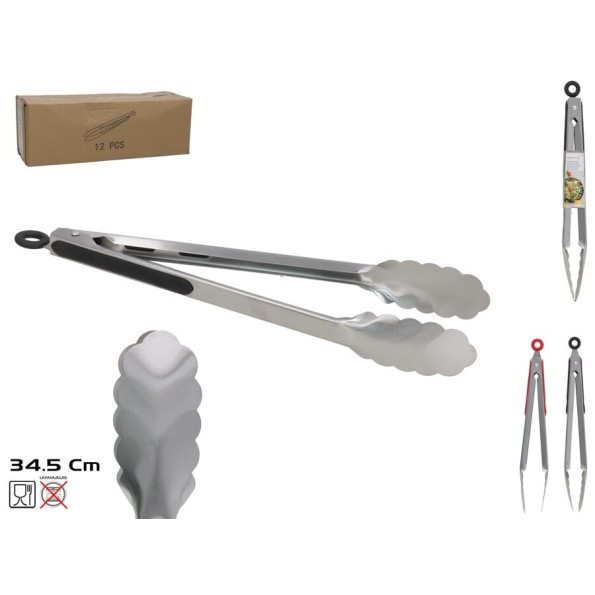 PINZAS COCINA METAL LOURDES 34.5 CM