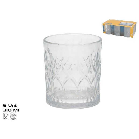 VASOS X6 LUNA 310ML