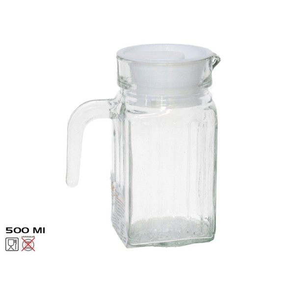 JARRA 500ML CRISTAL LUISA T/BLANCA