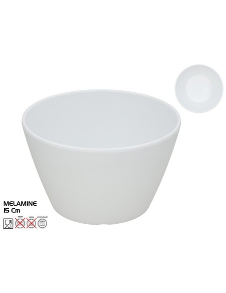 BOL MELAMINA CARRIE 15CM BLANCO