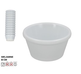 RAMEKIN MELAMINA STEVE 8CM BLANCO