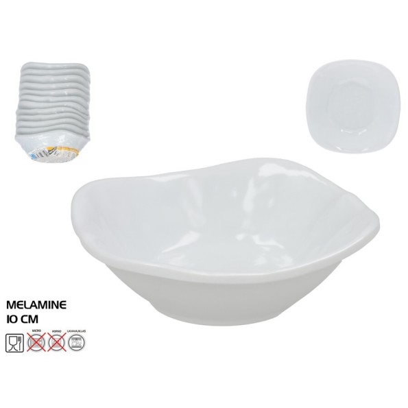 PLATO HONDO MELAMINA SKIPER 10CM BLANCO