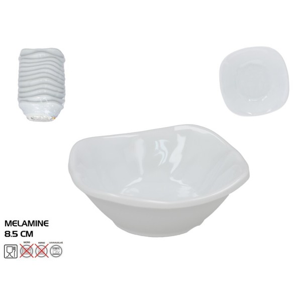 PLATO HONDO MELAMINA SKIPER 8.5CM BLANCO