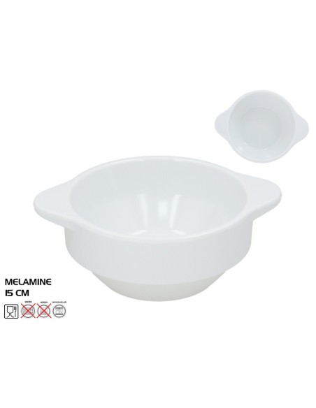 TAZA CONSOME MELAMINA SKIPER 15CM BLANCO