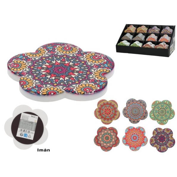 IMAN FLOR EN EXP 6 SURT 7,8X0,5 CM