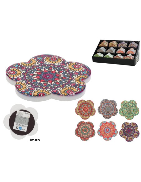 IMAN FLOR EN EXP 6 SURT 7,8X0,5 CM