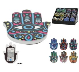 COLGANTE MAGNETICO MANOS 6 SURT EN EXP 8X0,5 CM