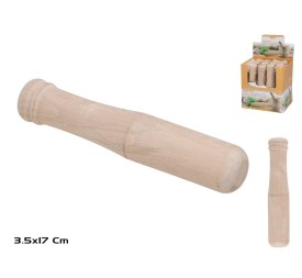 MORTERO DE MANO MADERA 17X3,5 CM