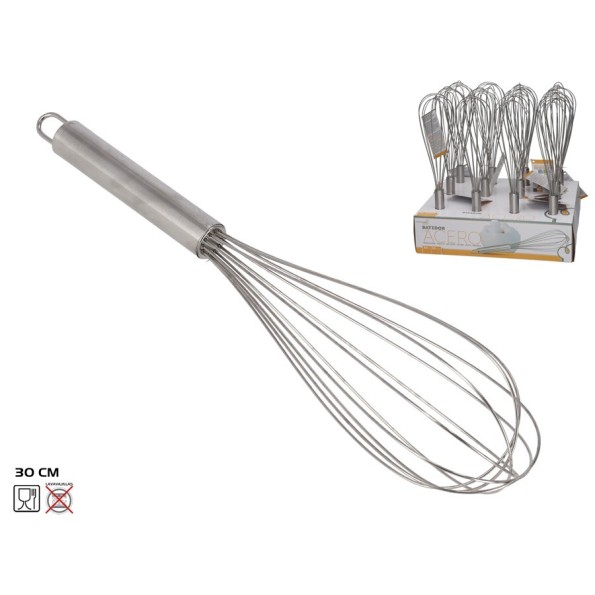 BATIDOR ACERO 30 CM