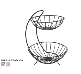 FRUTERO DOS PISOS LUANCO 26.5X26.5X31CM