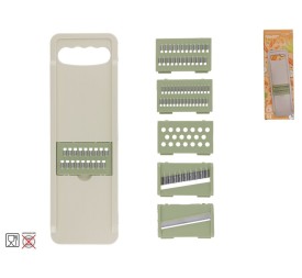 RALLADOR VERDURAS C/6 CUCHILLAS EDDY 32CM VERDE