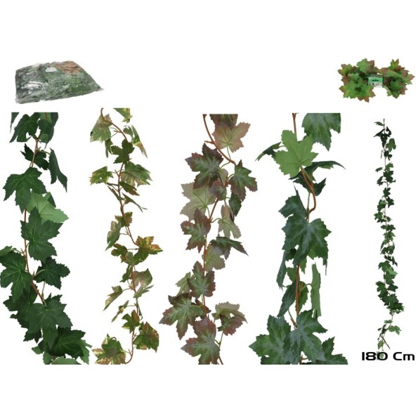 GUIRNALDA  HOJAS ART.   BACO 1.8M 4 SURT