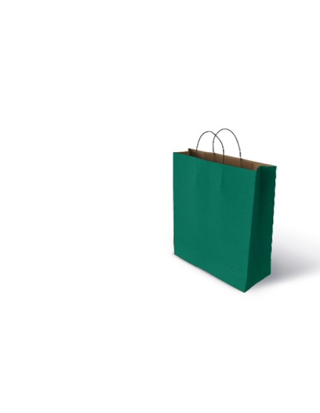 BOLSA KRAFT VERDE 100gr M (27+12x37)