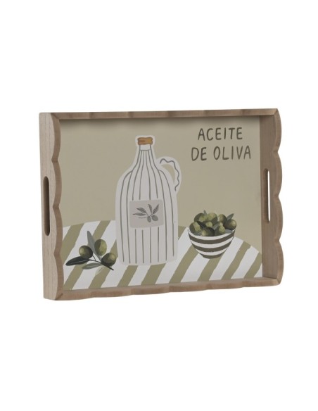 BANDEJA MDF 35X25X5 VERDE