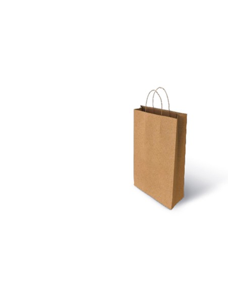 BOLSA KRAFT LISO NATURAL 100gr BOTELLA (18+8x40)