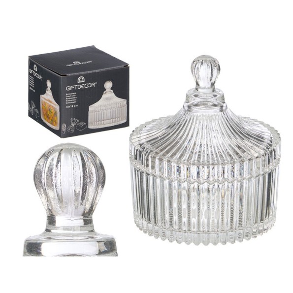 BOMBONERA CRISTAL 10X14CM