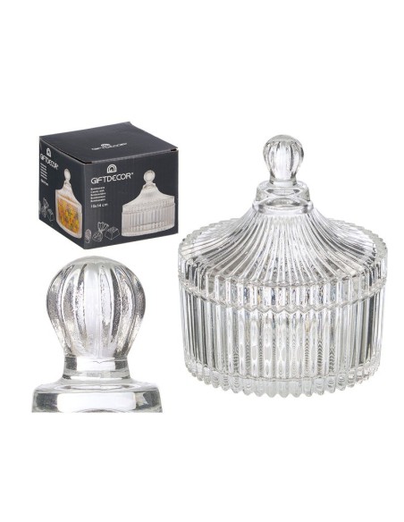 BOMBONERA CRISTAL 10X14CM