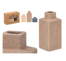 SET 3 JARRONES TERRA CUADRADOS SURT 3 COLORES