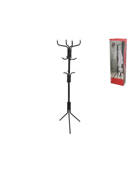 PERCHERO METAL C/ 12 GANCHOS HOLMES 42X42X175CM