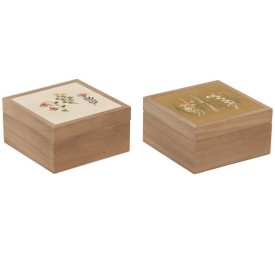 CAJA MADERA 15X15X8 FLORES 2 SURT.