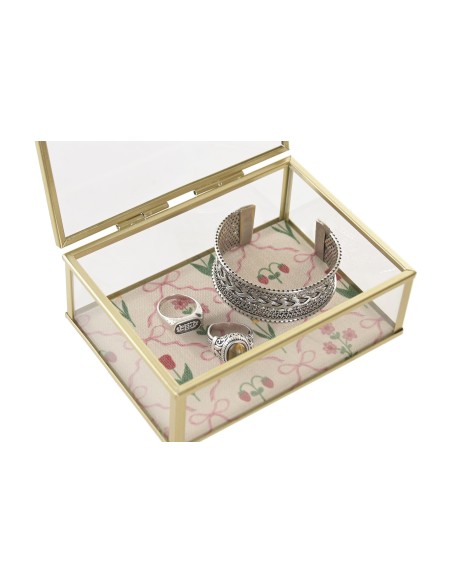 JOYERO METAL CRISTAL 14X10X5 2 SURT.