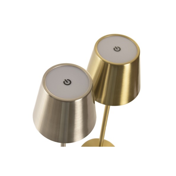 LAMPARA TACTIL LED HIERRO 11X11X37 TACTIL 2 SURT.