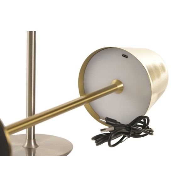 LAMPARA TACTIL LED HIERRO 11X11X37 TACTIL 2 SURT.