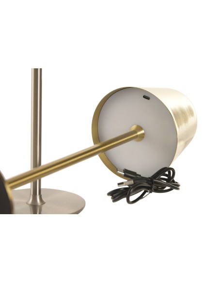 LAMPARA TACTIL LED HIERRO 11X11X37 TACTIL 2 SURT.