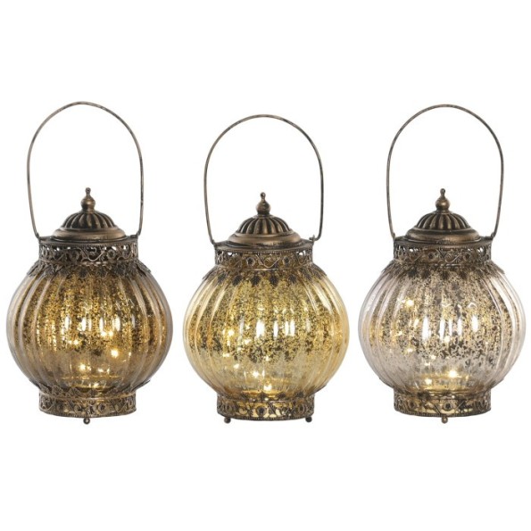 DECORACION LUMINOSA LED 14,5X14,5X21,5 2XAAA 3 SUR