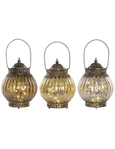 DECORACION LUMINOSA LED 14,5X14,5X21,5 2XAAA 3 SUR