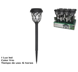 LUZ SOLAR LED FRIA JARDIN PROMETEO 6H 10X43CM