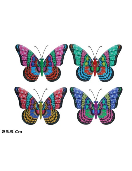 MARIPOSA  LALY 32,5X23,5 CM 4 SURT