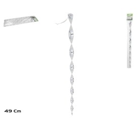 VARILLA REFLECTANTE 49CM  PLATA CARLA