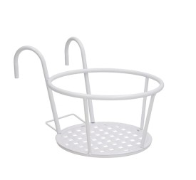 SOPORTE METAL P/ MACETA 18X21,8X30X17,3CM BLANCO S