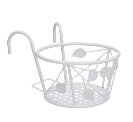 SOPORTE METAL P/ MACETA 16,5X21,8X29X16,3CM BLANCO