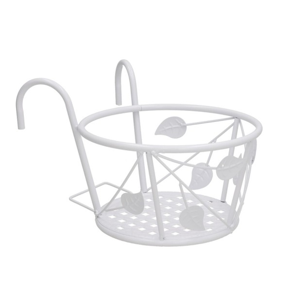 SOPORTE METAL P/ MACETA 16,5X21,8X29X16,3CM BLANCO