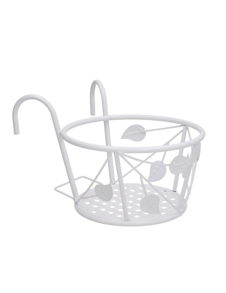 SOPORTE METAL P/ MACETA 16,5X21,8X29X16,3CM BLANCO