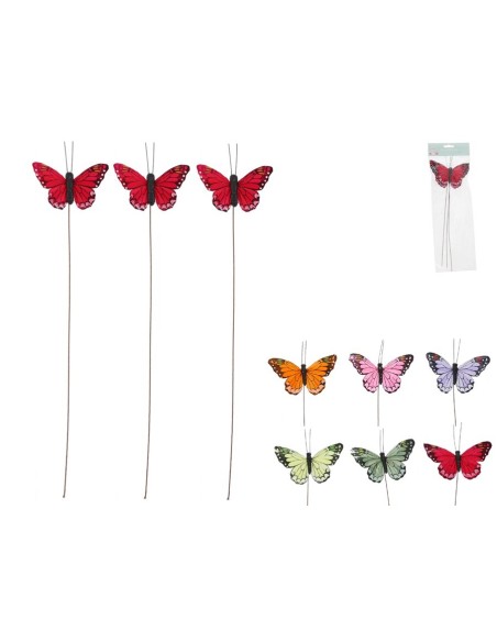 PICK MARIPOSA X3 ROSALIN 34,5X12X1,5CM