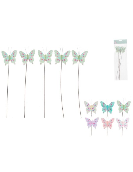 PICK MARIPOSA  X5 LAIA 33,5X6,5X1,5CM