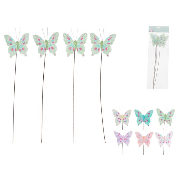 PICK MARIPOSA X4 LAIA 34,5X9X1,5CM