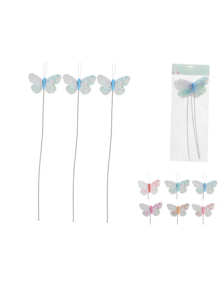 PICK MARIPOSA X3 CANDELA 34,5X12X1,5CM