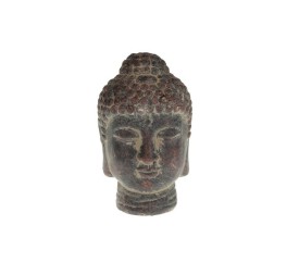 STATUE BUDDHA TERRACOTTA Ø12.5x22.5CM DARK GREY
